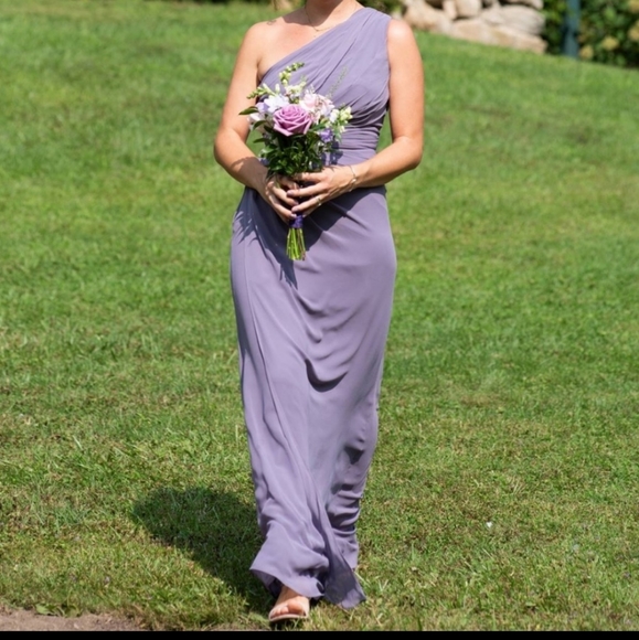 Purple Bridesmaid Dress - Picture 2 of 3